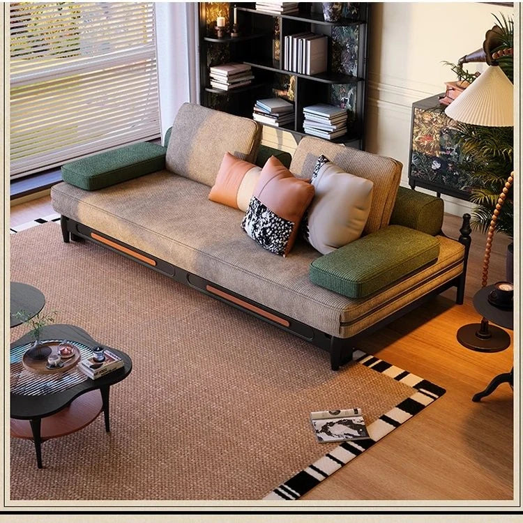 Stylish Ash Wood and Glass Coffee Table with Rounded Corners – Perfect for Modern Living Spaces fbgym-4752