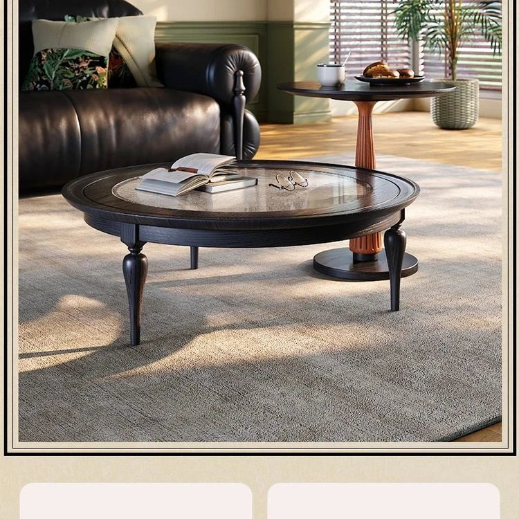 Elegant Ash Wood and Glass Coffee Table - Timeless Design for Modern Living Rooms fbgym-4753
