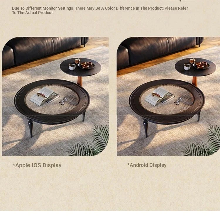 Elegant Ash Wood and Glass Coffee Table - Timeless Design for Modern Living Rooms fbgym-4753