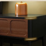Modern Ash Wood Bedside Cupboard with Elegant Design and Storage Solution for Your Bedroom fbgym-4756