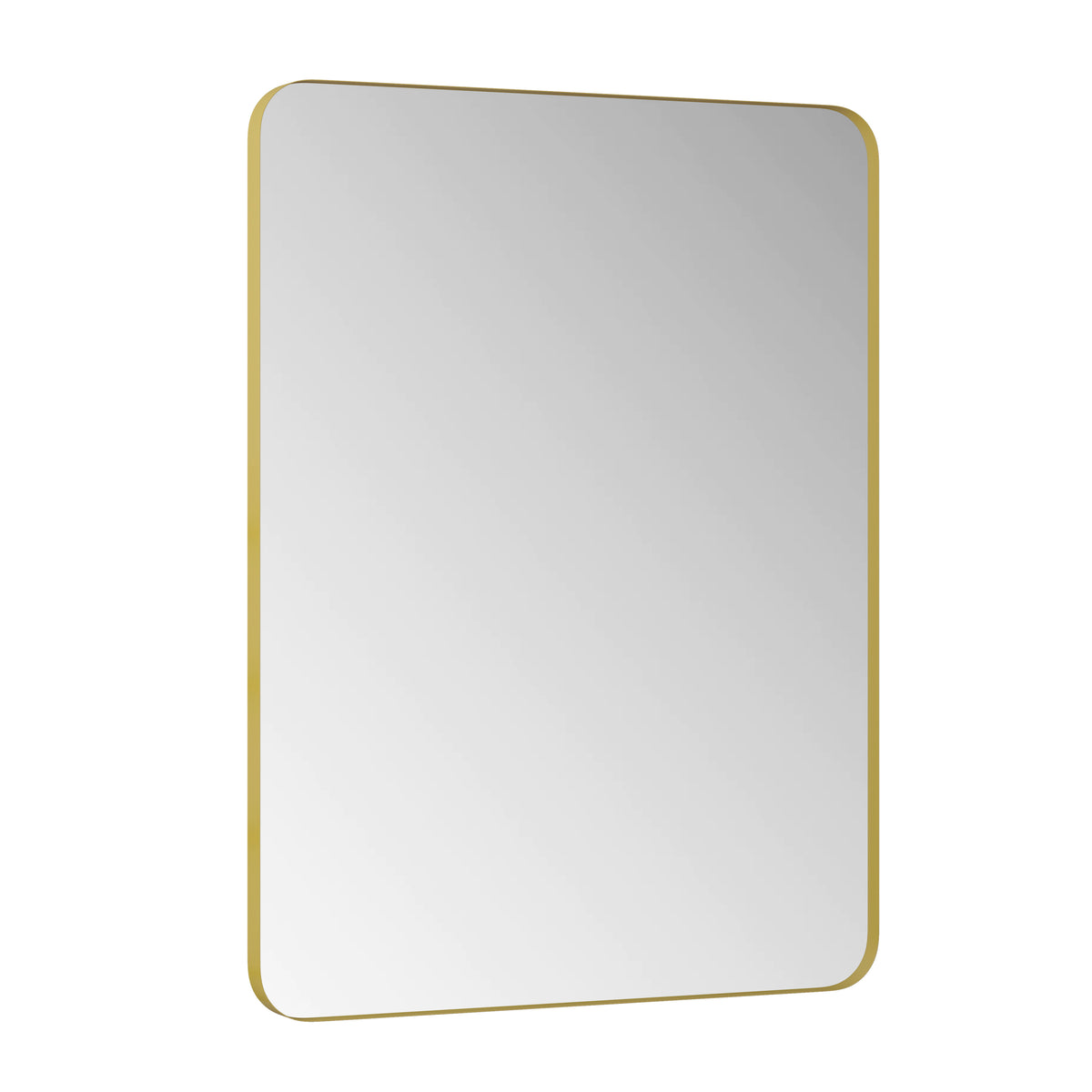 Wall Mirror 24x36 Inch Golden Rectangular Mirror Metal Framed Mirror Vanity Mirror Dressing Mirror, for Bathroom, Living Room, Bedroom Wall Decor W1435P151591-djyc