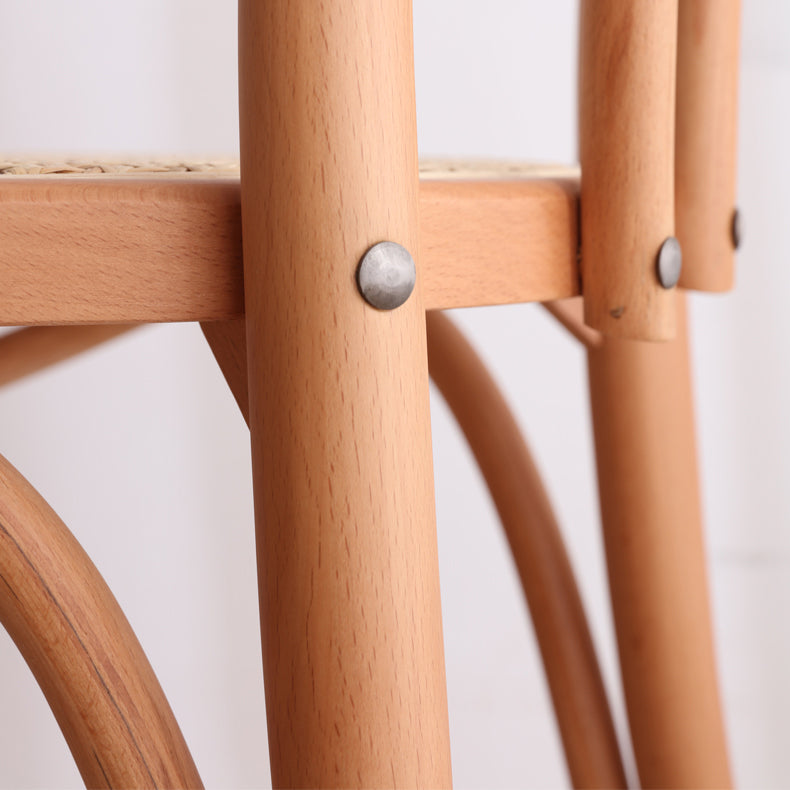 Stunning Beech & Rattan Natural Wood Chair for Elegant Interiors fcf-1481