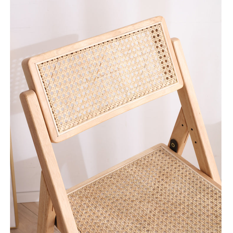 Elegant Natural Ash Wood and Rattan Chair for Modern Living Spaces fcf-1482