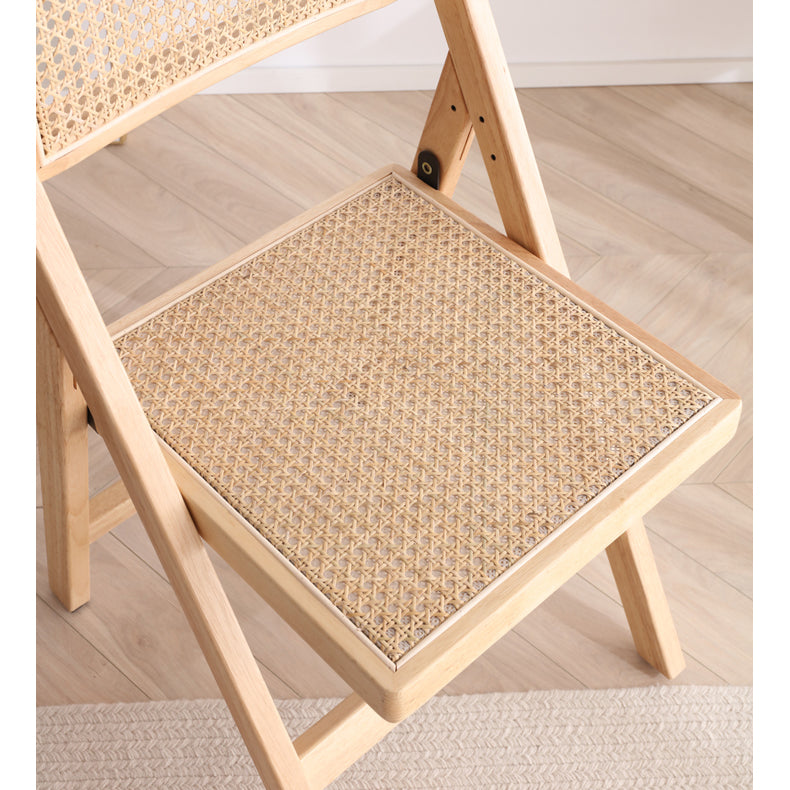 Elegant Natural Ash Wood and Rattan Chair for Modern Living Spaces fcf-1482