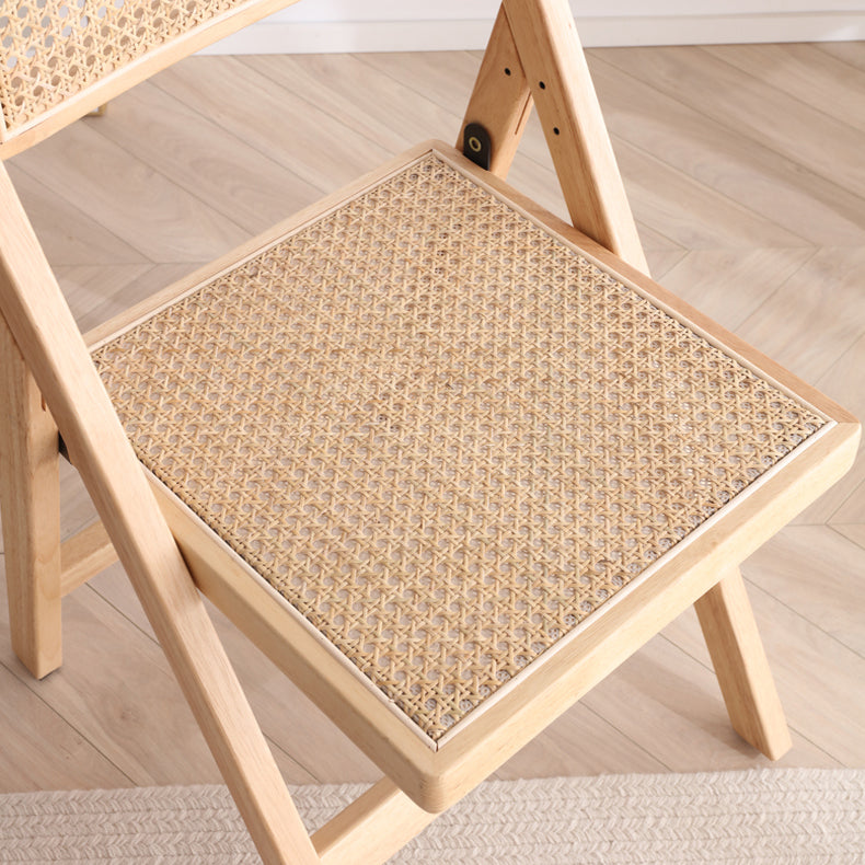 Elegant Natural Ash Wood and Rattan Chair for Modern Living Spaces fcf-1482