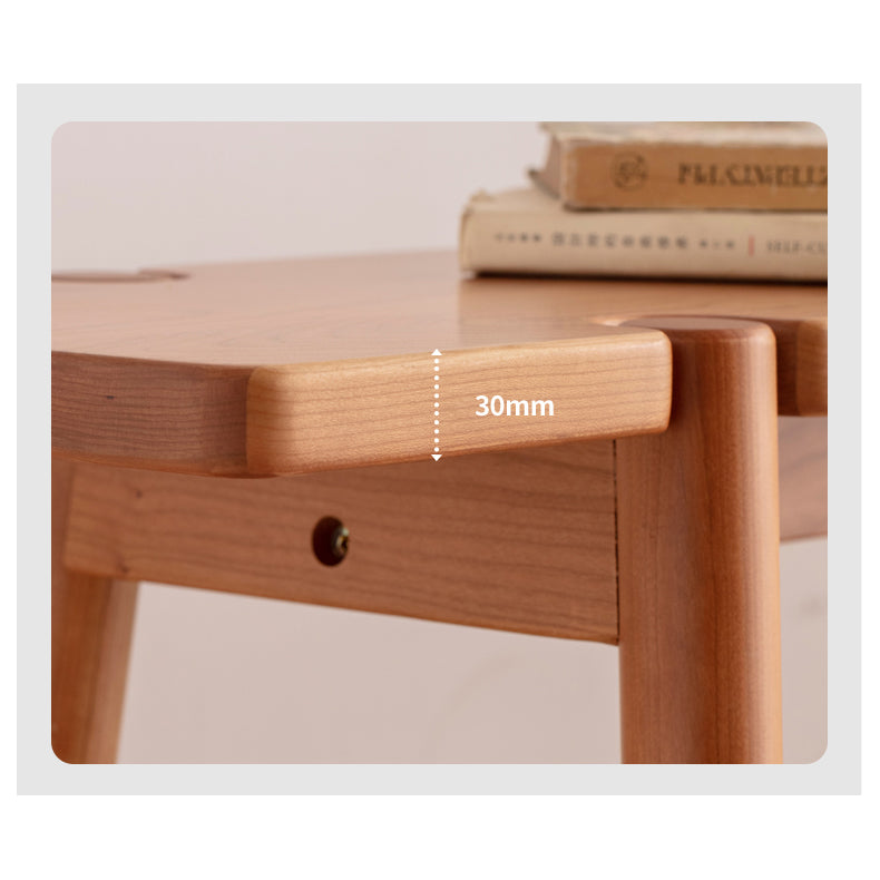 Elegant Cherry Wood Stool for Modern and Classic Interiors fcf-1485