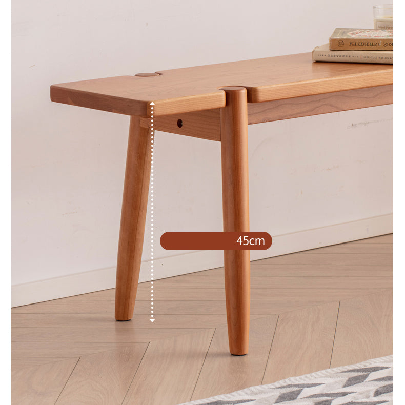 Elegant Cherry Wood Stool for Modern and Classic Interiors fcf-1485