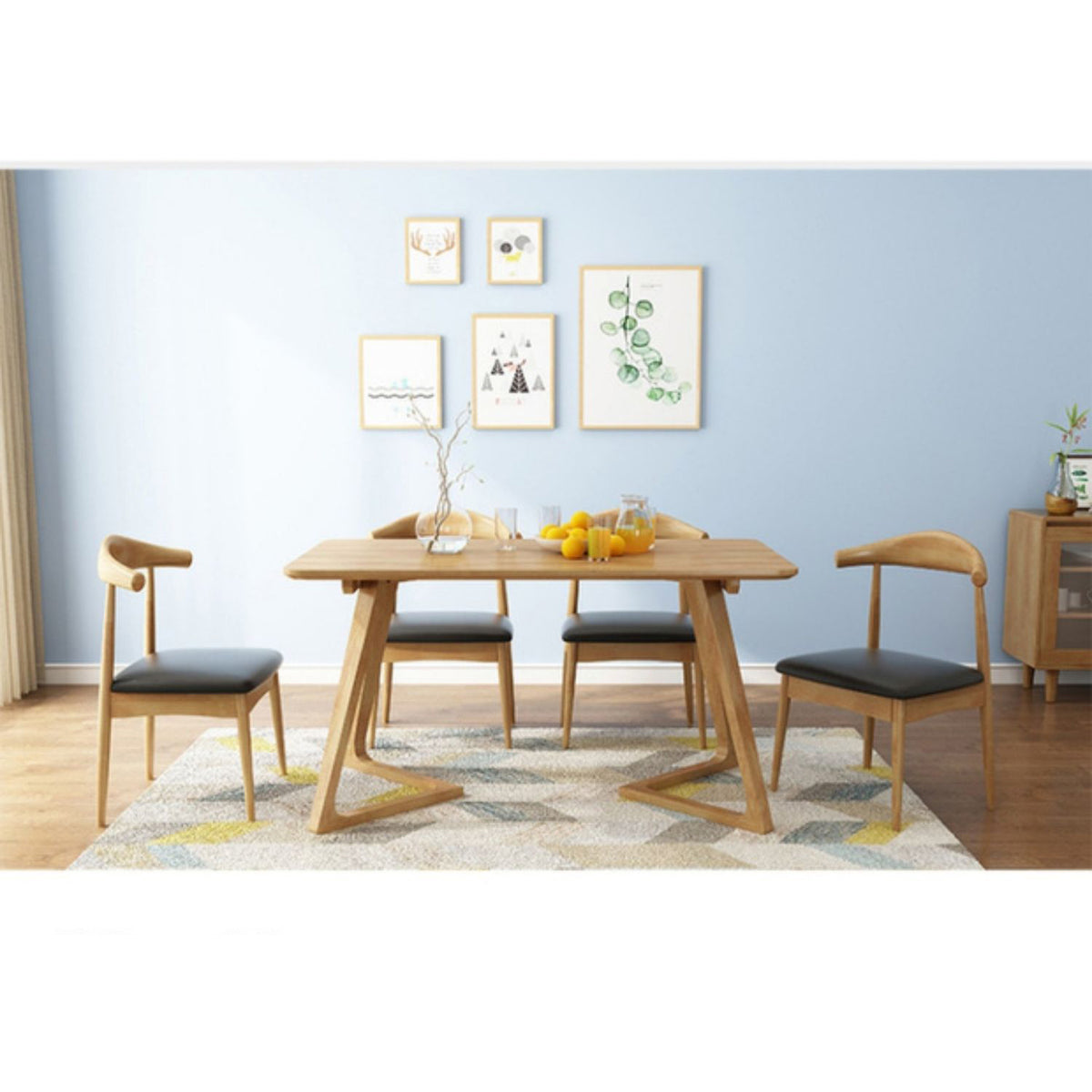 Stunning Brown Natural Wood Table for Elegant Home Décor fcf-1488