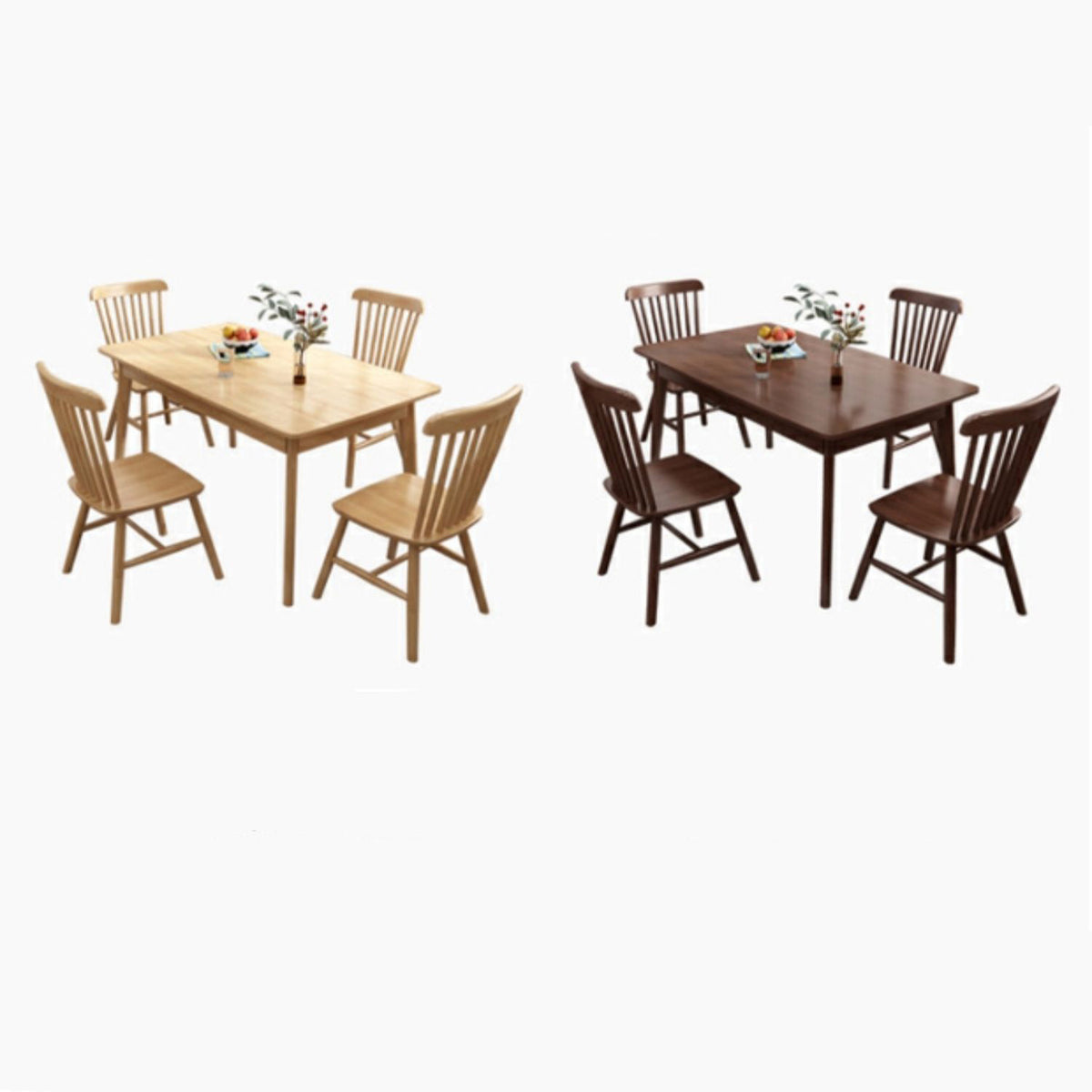 Elegant Brown Natural Wood Table - Perfect for Living and Dining Rooms fcf-1489