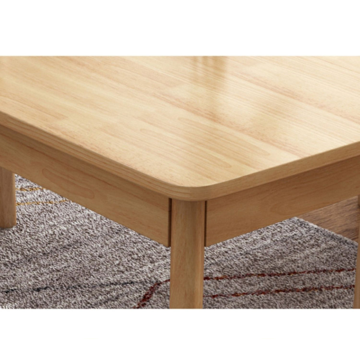 Elegant Brown Natural Wood Table - Perfect for Living and Dining Rooms fcf-1489