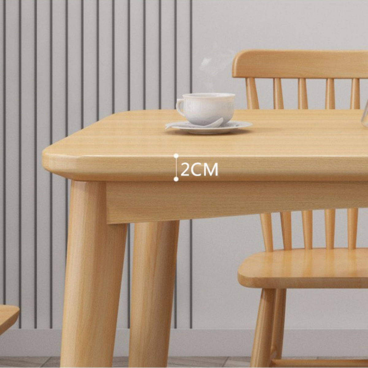 Elegant Brown Natural Wood Table for Your Home Decor fcf-1490