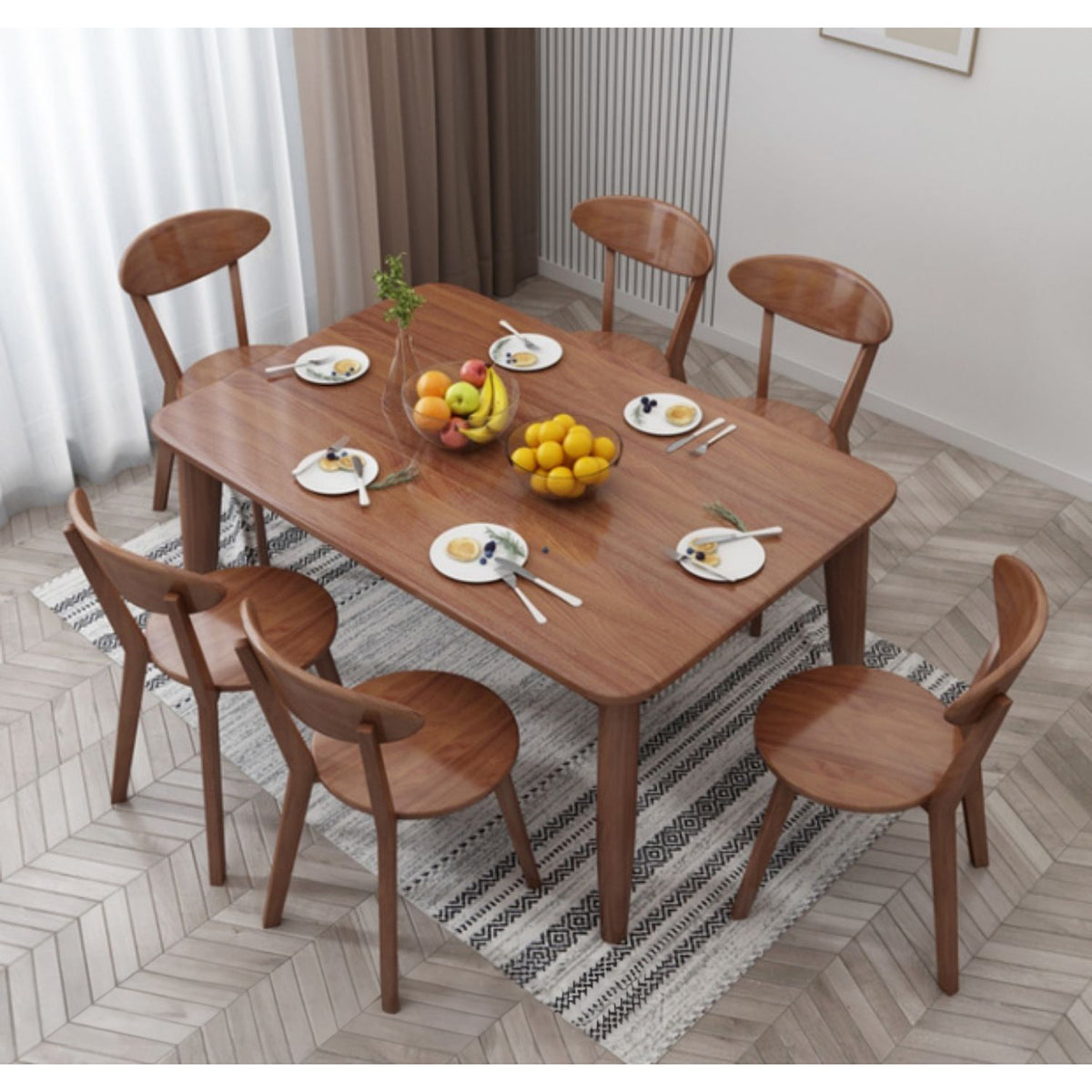 Elegant Brown Natural Wood Table for Your Home Decor fcf-1490