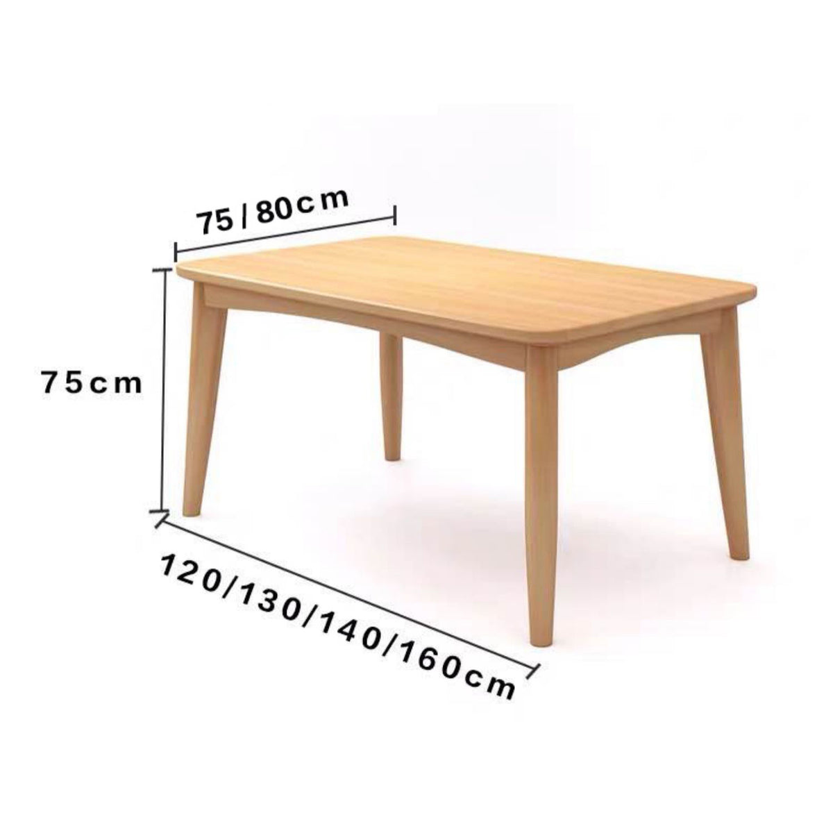 Elegant Brown Natural Wood Table for Your Home Decor fcf-1490