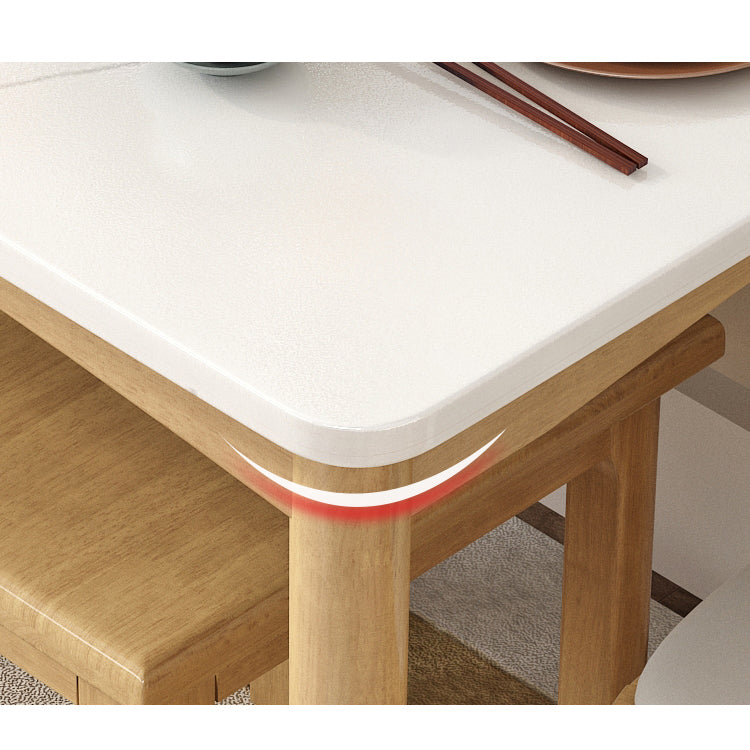 Elegant White Ceramic Tabletop - Perfect for Modern Homes and Offices fcf-1492