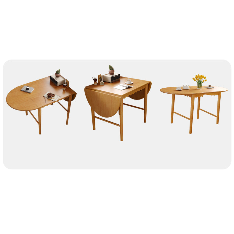 Premium Natural Wood Table - Stylish Brown with Light Black Accents fcf-1495