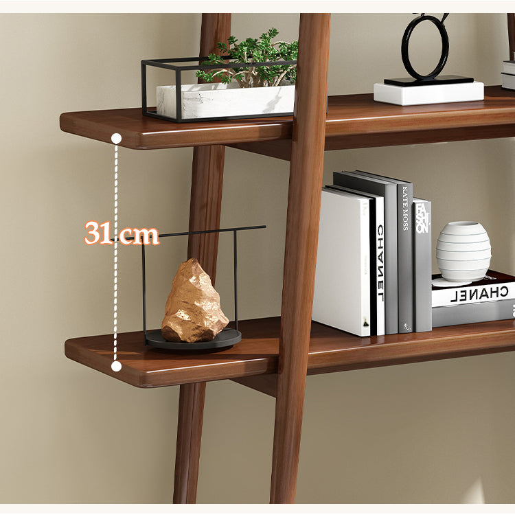 Stylish Natural Wood Storage Rack - Elegant Brown and White Finish fcf-1499