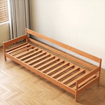 Stylish Beige & Green Corduroy Sofa with Light Brown and Gray Accents - Cherry Wood Frame fcp-1281