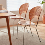 Stylish Light Brown and Black Chair for Modern Living Spaces fcp-1284