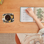 Stylish Natural Cherry Wood Dining Table | Premium Quality & Elegant Design fcp-1296