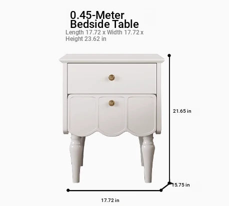 Elegant Black Bedside Cupboard with Multi-Layer Board and Stylish Design - Perfect for Modern Bedrooms fcr-4819