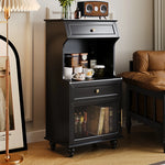 Elegant Multi-Layer Board Glass Cabinet - Stylish Storage Solution for Every Room fcr-4820