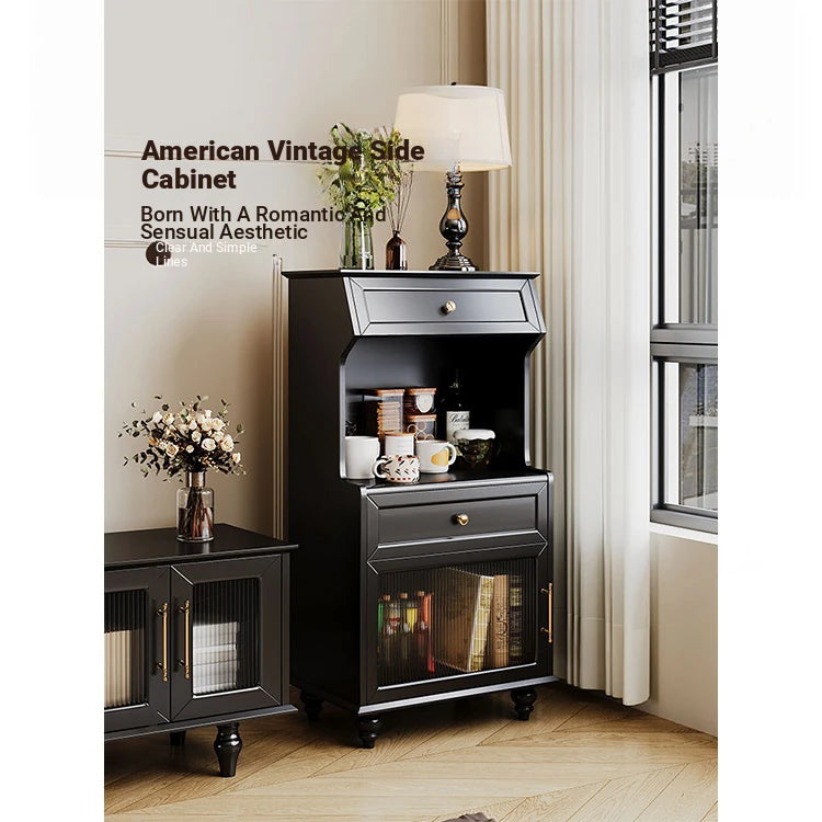 Elegant Multi-Layer Board Glass Cabinet - Stylish Storage Solution for Every Room fcr-4820