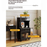 Elegant Multi-Layer Board Glass Cabinet - Stylish Storage Solution for Every Room fcr-4820