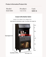 Elegant Multi-Layer Board Glass Cabinet - Stylish Storage Solution for Every Room fcr-4820