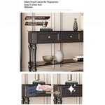 Elegant Multi-Layer Board Cabinet with Stylish Design - Perfect for Home Entryway or Living Room Storage fcr-4822