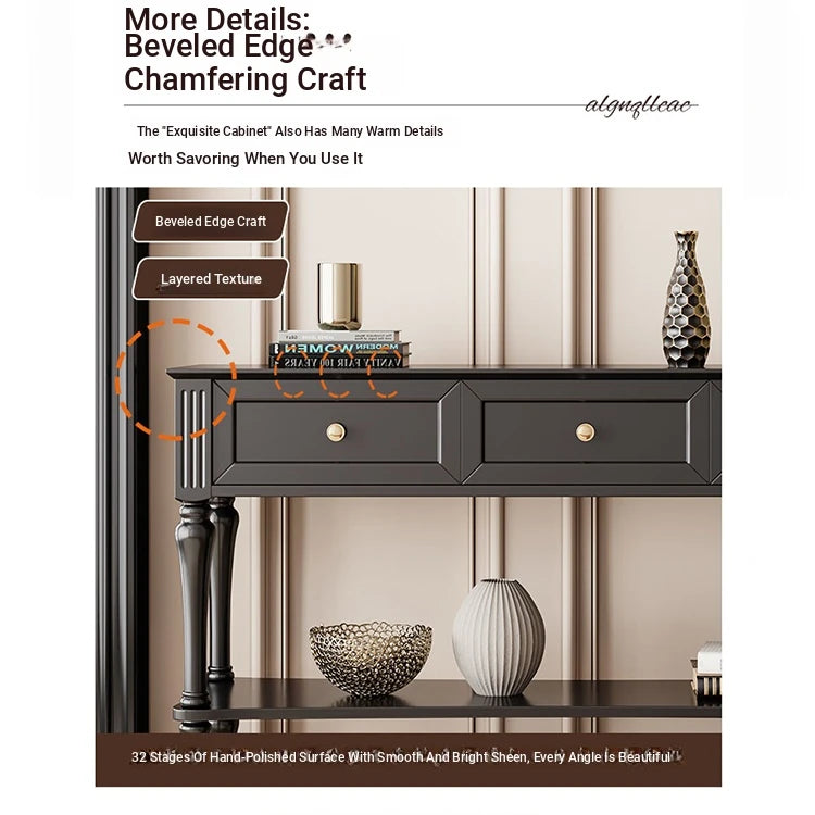 Elegant Multi-Layer Board Cabinet with Stylish Design - Perfect for Home Entryway or Living Room Storage fcr-4822