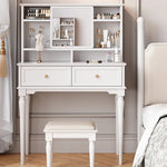 Elegant PU Leather Stool for Vanity or Makeup Station – Stylish and Comfortable Support fcr-4825