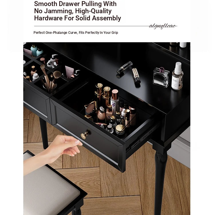 Elegant PU Leather Stool for Vanity or Makeup Station – Stylish and Comfortable Support fcr-4825