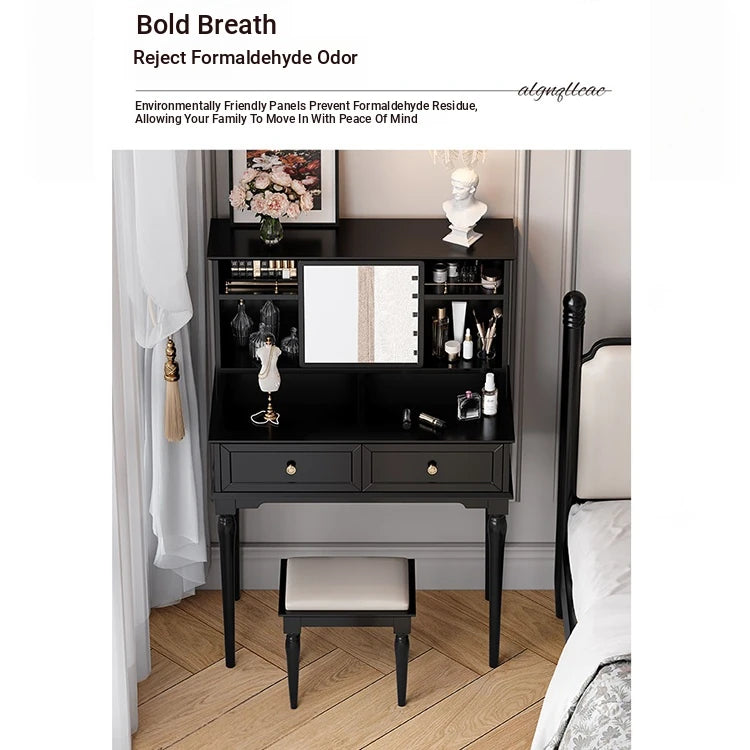 Elegant PU Leather Stool for Vanity or Makeup Station – Stylish and Comfortable Support fcr-4825