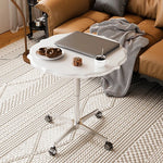 Stylish Multi-Layer Board Aluminum Alloy Rolling Tea Table - Perfect for Modern Living Rooms! fcr-4836