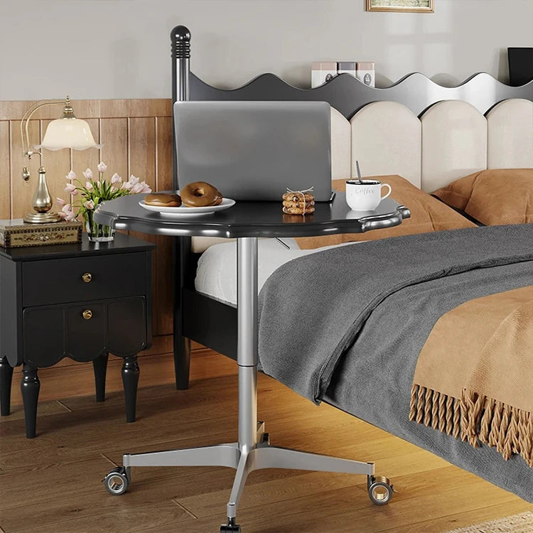 Stylish Multi-Layer Board Aluminum Alloy Rolling Tea Table - Perfect for Modern Living Rooms! fcr-4836