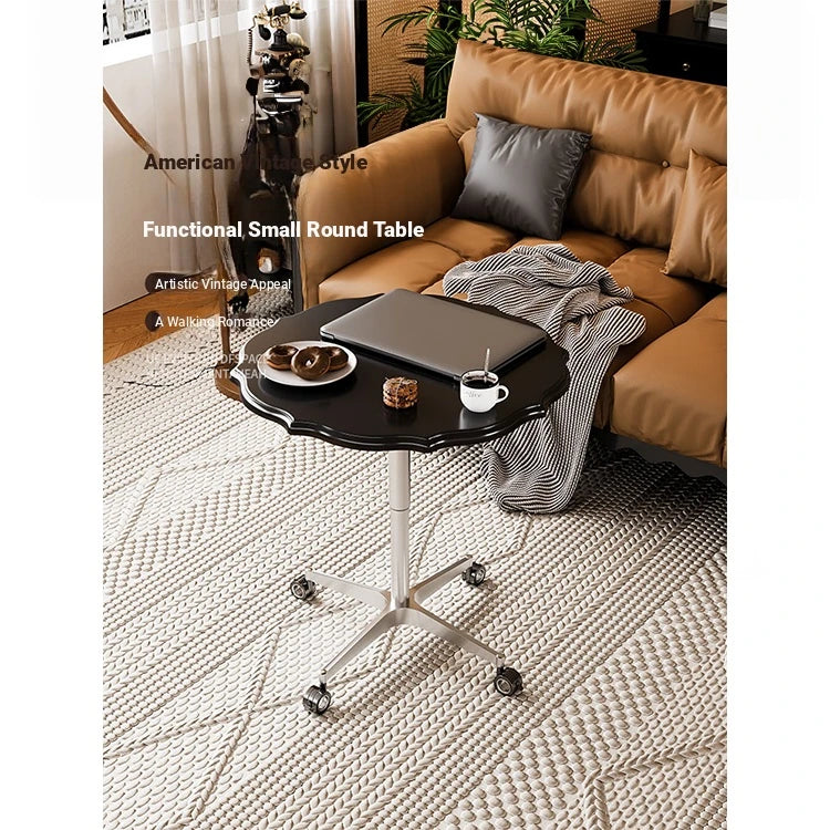 Stylish Multi-Layer Board Aluminum Alloy Rolling Tea Table - Perfect for Modern Living Rooms! fcr-4836