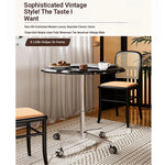Stylish Multi-Layer Board Aluminum Alloy Rolling Tea Table - Perfect for Modern Living Rooms! fcr-4836