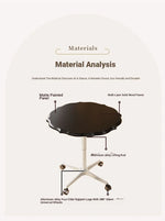 Stylish Multi-Layer Board Aluminum Alloy Rolling Tea Table - Perfect for Modern Living Rooms! fcr-4836