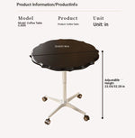 Stylish Multi-Layer Board Aluminum Alloy Rolling Tea Table - Perfect for Modern Living Rooms! fcr-4836