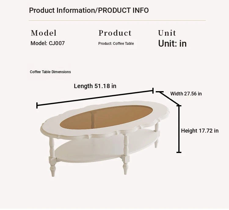 Elegant Multi-Layer Board & Glass Tea Table - Stylish Home Décor Centerpiece with Storage Shelves fcr-4838