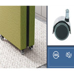 Modern Grey & Black Bed with Bamboo Charcoal Foam and Laminated Wood fcsnm-904