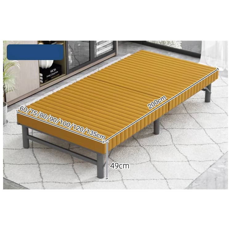 Modern Multi-Material Bed with Steel Frame and Comfortable Foam Layers fcsnm-905
