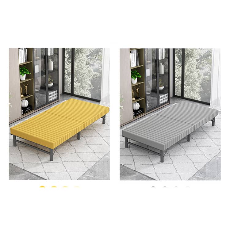 Modern Multi-Material Bed with Steel Frame and Comfortable Foam Layers fcsnm-905