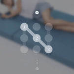 Comfortable Foam Bed Mattress in Elegant Brown, Grey, and Light Blue Polyester Cover fcsnm-909