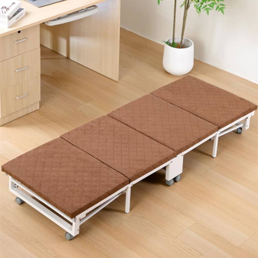 Stylish Multi-color Bed with Sturdy Steel Frame and Laminated Wood - Comfortable Foam and Soft Polyester Finish fcsnm-911
