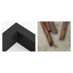 Sleek Glass Makeup Table with Synthetic Leather Stool – Modern Vanity Set for Elegant Spaces fcx-2594