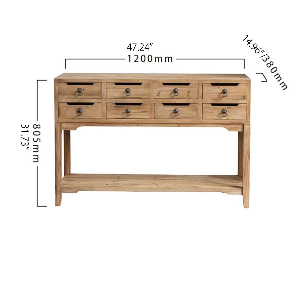 Solid Wood Glass Display Cabinet - Elegant Storage and Showpiece fczym-2306