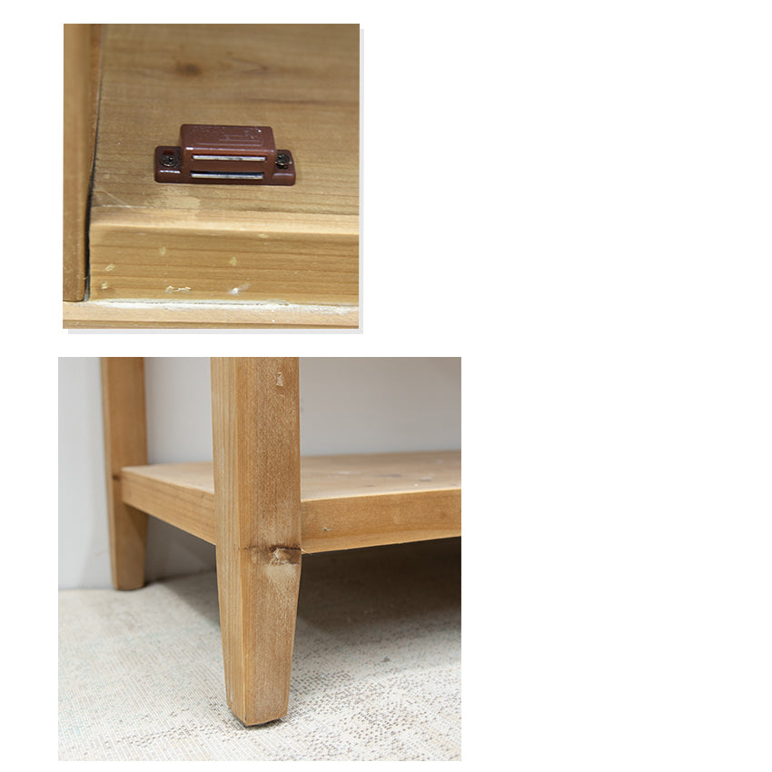 Premium Cedar Wood Cabinet - Stylish & Durable Storage Solution fczym-2307