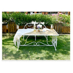 Premium Cedar Wood Table – Stylish & Durable for Any Space fczym-2310