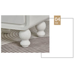 Solid Wood Bedside Cupboard - Elegant Nightstand Storage Solution fczym-2321